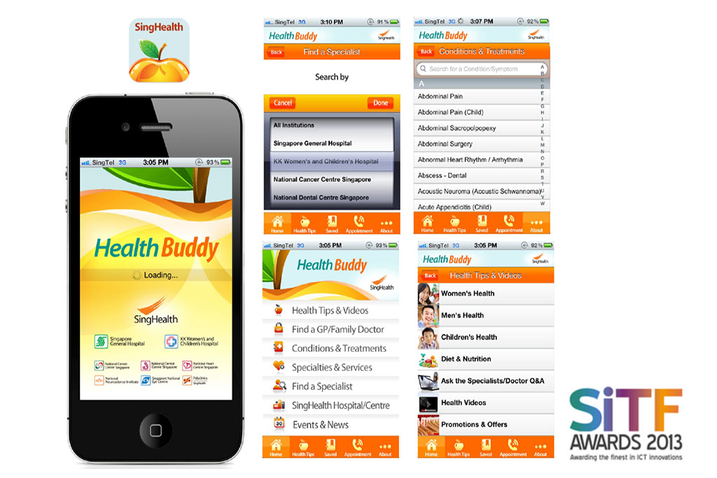 SingHealth Health Buddy App